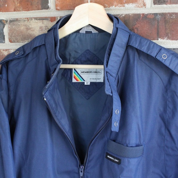 Members Only Other - Vintage Members Only Navy Bomber Jacket